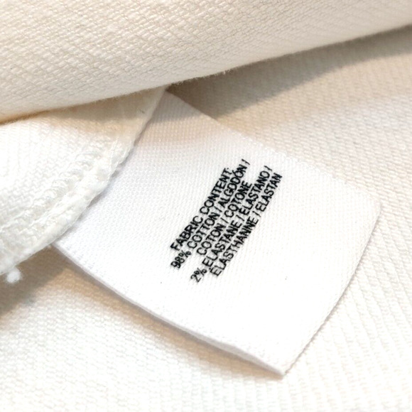 Derek Lam 10 Crosby Womens Horn-Toggle Shorts Size 6 White High Rise Frayed 3" - Picture 12 of 16